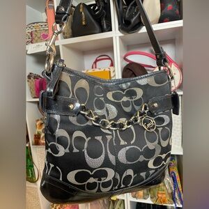 Coach Optic Metallic Signature Crossbody